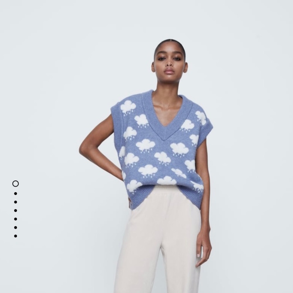 Cloud Knit Vest Zara